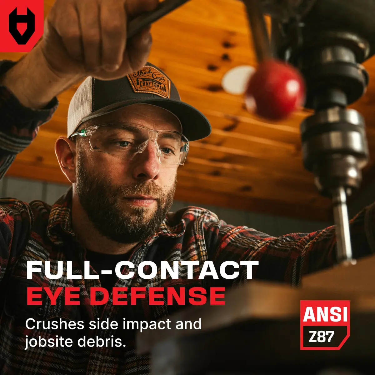 NoCry Clear Safety Glasses with Anti-Fog & Scratch Resistant Lenses, Adjustable Fit | ANSI Z87 Certified Protective Eyewear with 100% UV Shielding - view 3