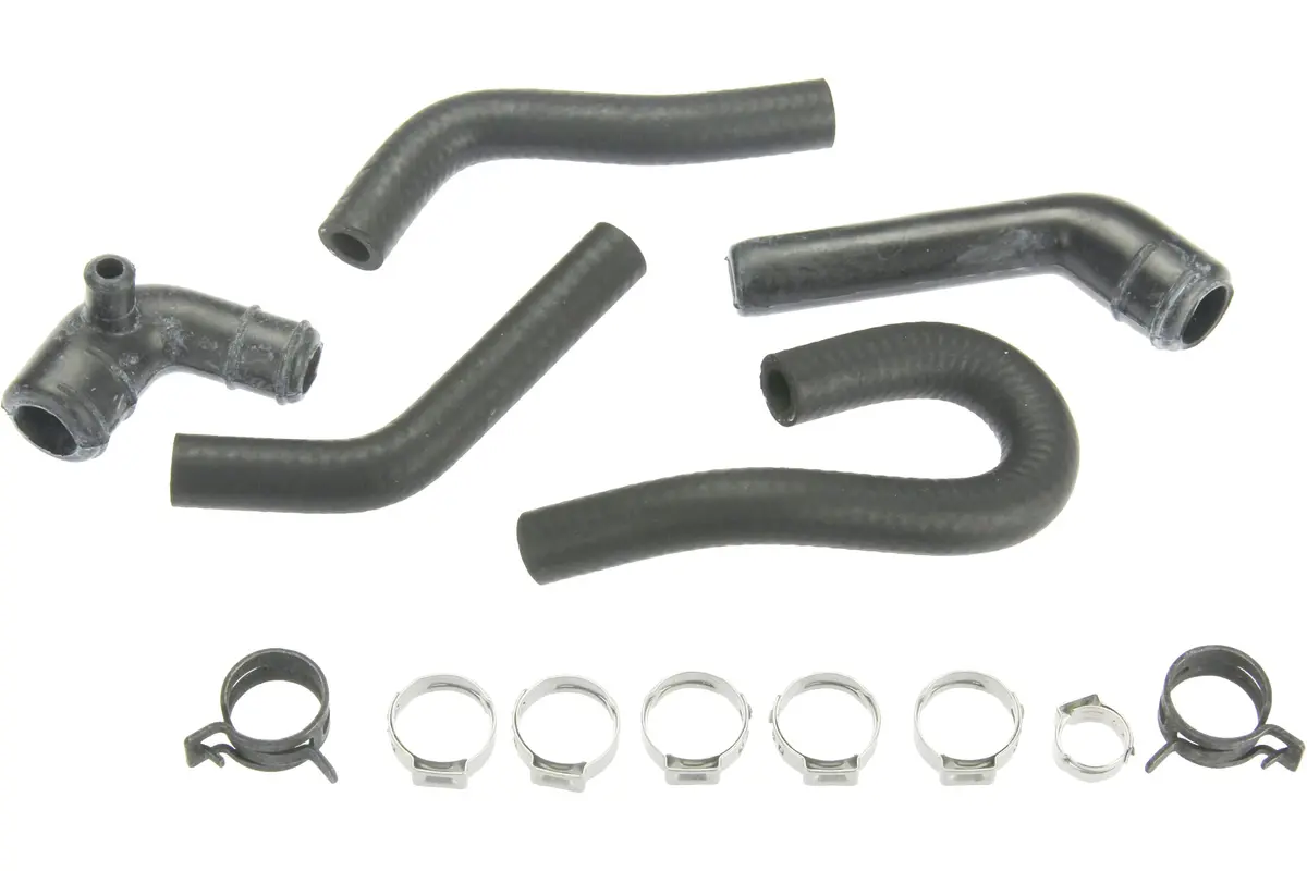 URO Parts 30650578K Oil Trap Tube Rebuild Kit with 5 Hoses & 8 Clamps | Vehicle Specific Fit - main product image