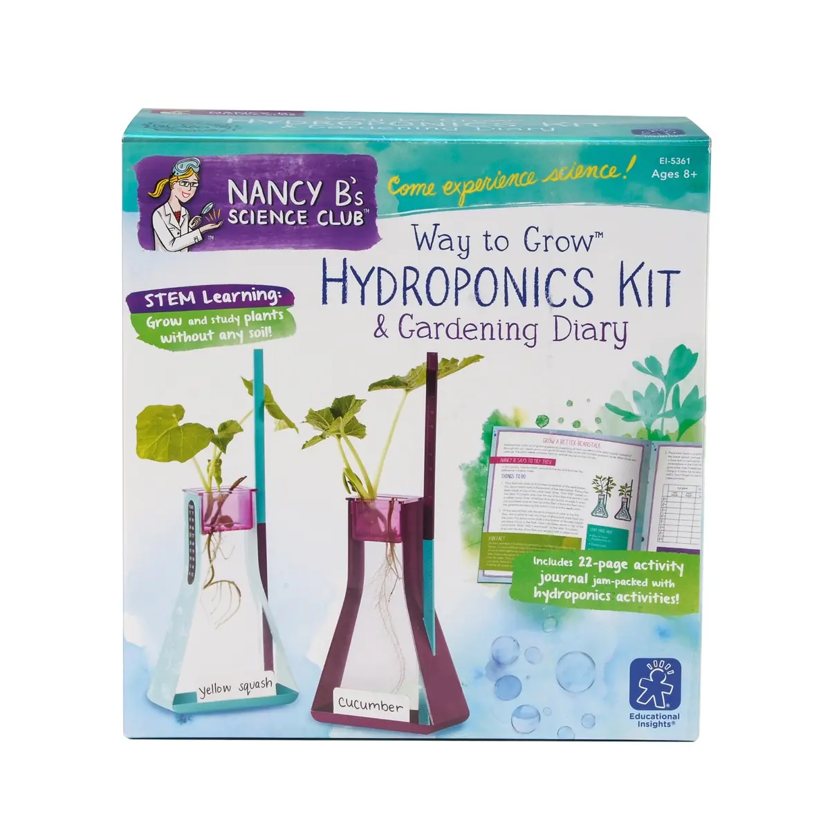 Educational Insights Nancy B's Science Club Way to Grow Hydroponics Kit 22.19 cm (8.8 in) | STEM Learning for Kids - view 5