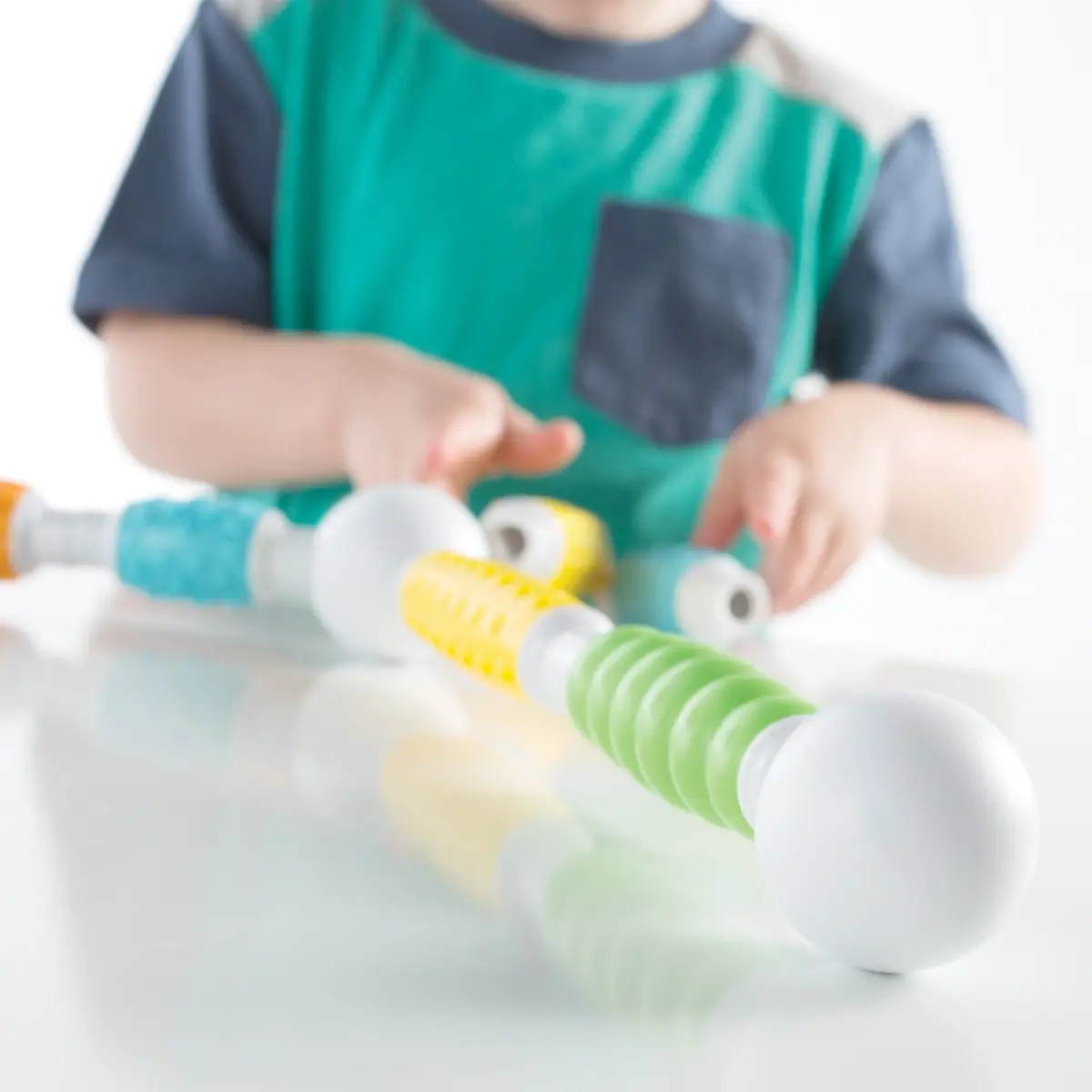 Guidecraft Grippies Builders - 30 Piece Set: Soft Grip Magnetic Building Toy for Toddlers - view 5