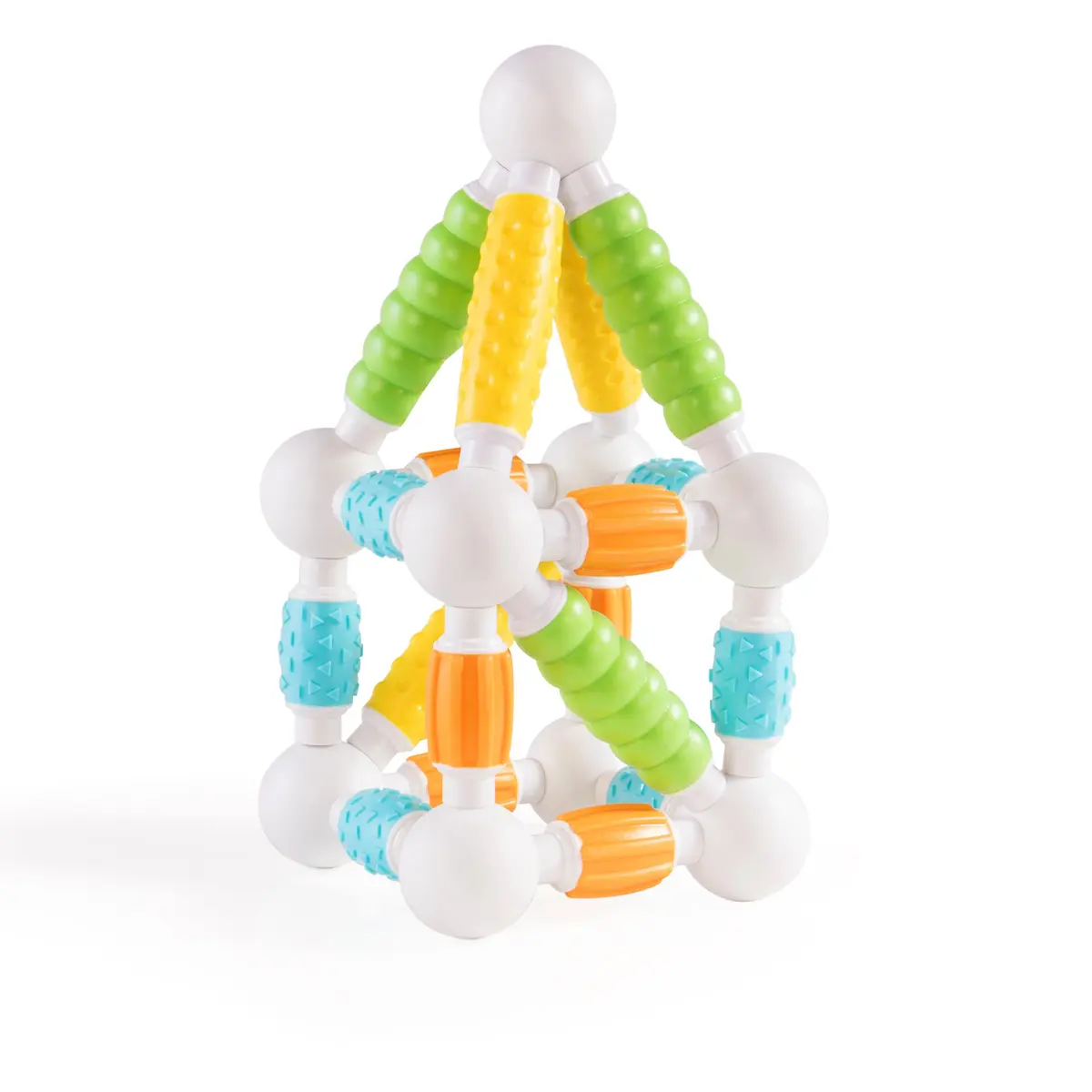 Guidecraft Grippies Builders - 30 Piece Set: Soft Grip Magnetic Building Toy for Toddlers - view 2