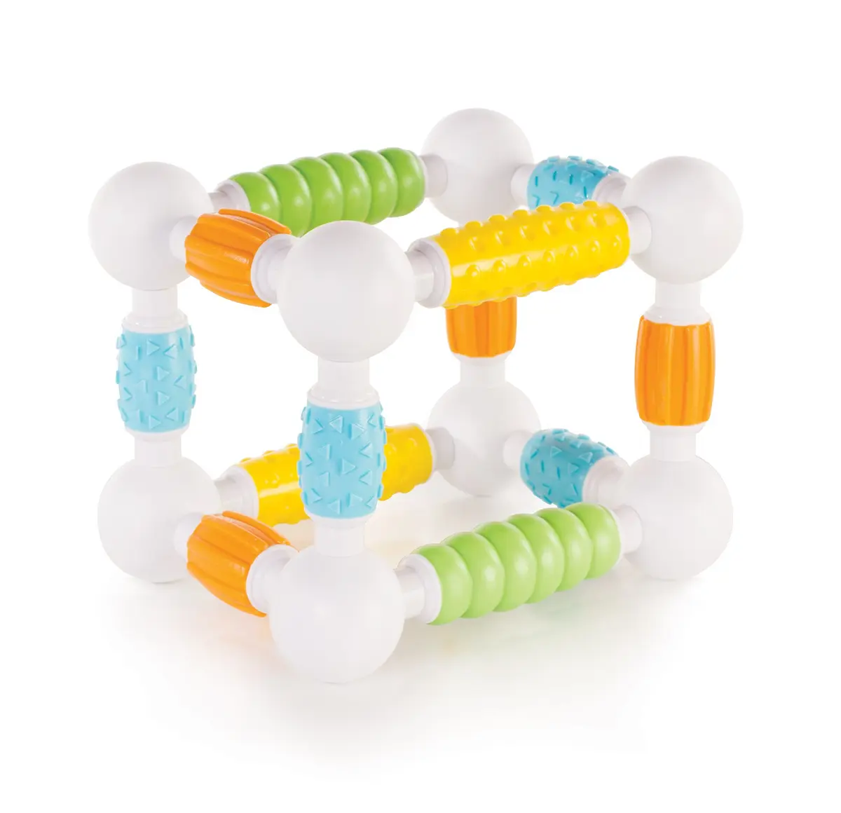 Guidecraft Grippies Builders - 30 Piece Set: Soft Grip Magnetic Building Toy for Toddlers - view 4