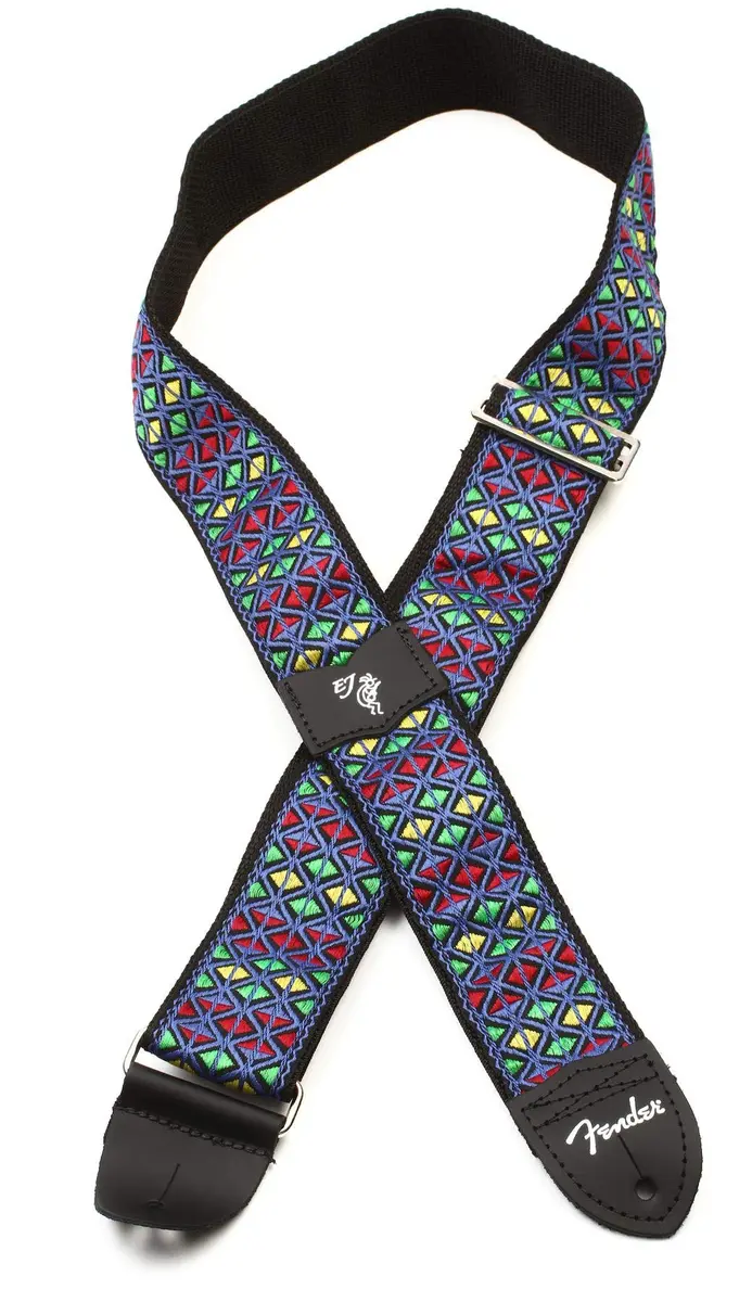 Fender Eric Johnson The Walter Signature Guitar Strap, Guitar Accessories, 2in | Fully adjustable from 40" to 60" with pick holder - main product image
