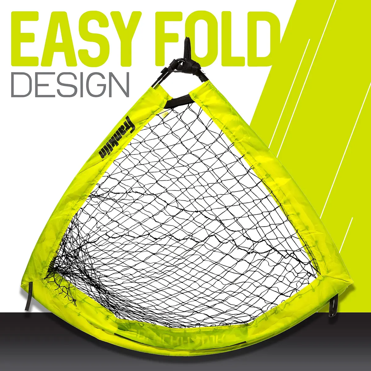 Franklin Sports Fiberglass Blackhawk Goal - Extra Large | Portable Backyard Soccer Net - view 7