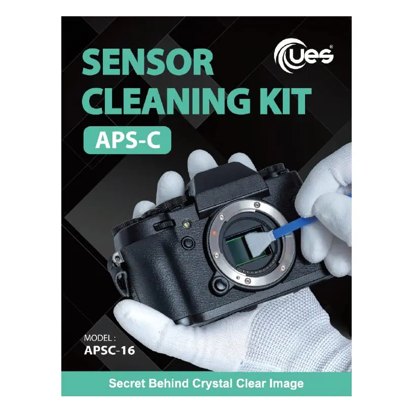 UES APS-C Camera Sensor Cleaning Kit 16mm (14 Swabs + 15ml Solution) | Professional Dust Removal for DSLR & Mirrorless - view 8