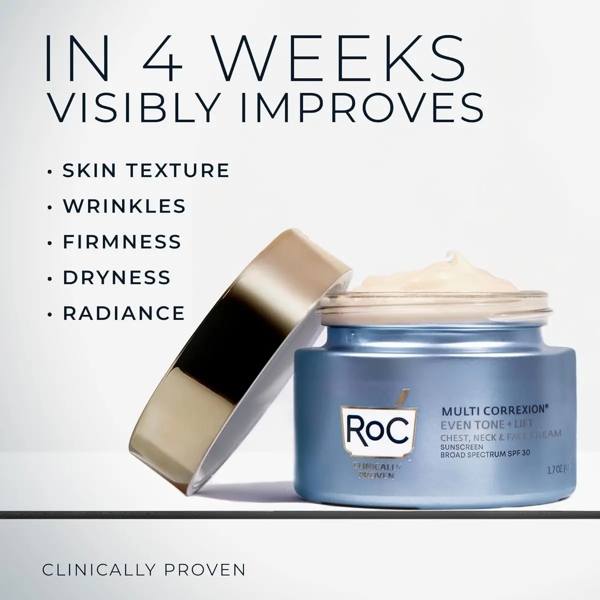 RoC Multi Correxion 5 in 1 Chest, Neck & Face Moisturizer Cream SPF 30 50ml (1.7 Fl Oz) | Clinically Proven Wrinkle Firming - view 7