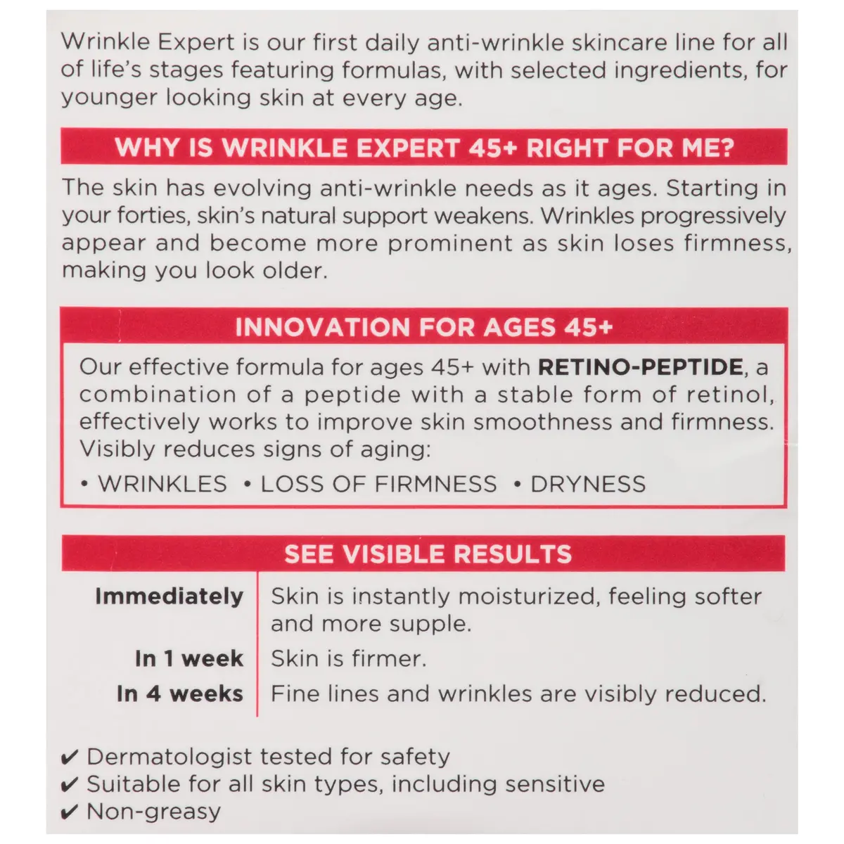 L'Oreal Paris Wrinkle Expert 45+ Anti-Aging Face Moisturizer 50ml (1.7 fl. Oz) | Retino-Peptide Formula for Sensitive Skin - view 4