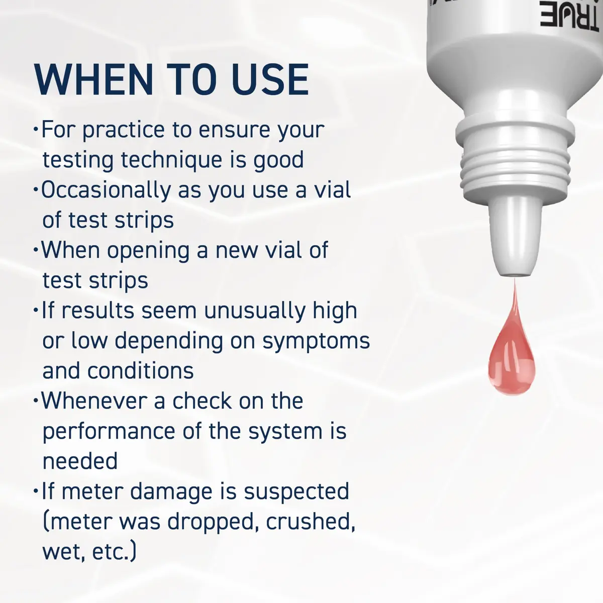TRUE METRIX Control Solution Level 3 | 3 mL Bottle for Blood Glucose Testing - view 5
