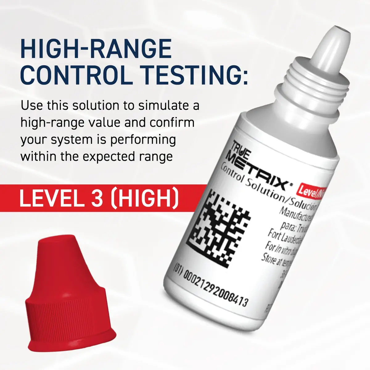 TRUE METRIX Control Solution Level 3 | 3 mL Bottle for Blood Glucose Testing - view 6