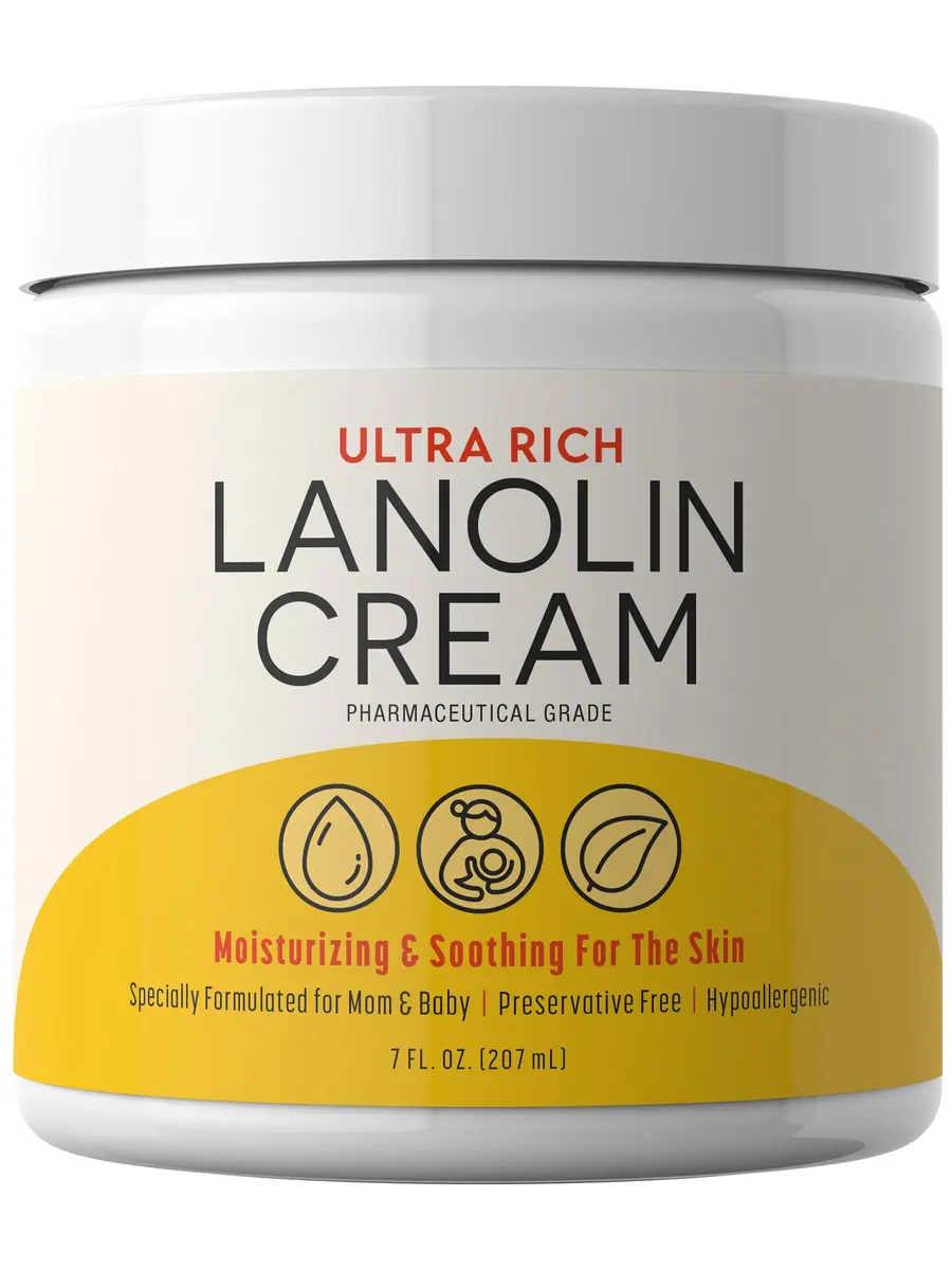 Sundance Lanolin Cream | 7 Fluid Ounces | Hypoallergenic & Preservative Free - main product image