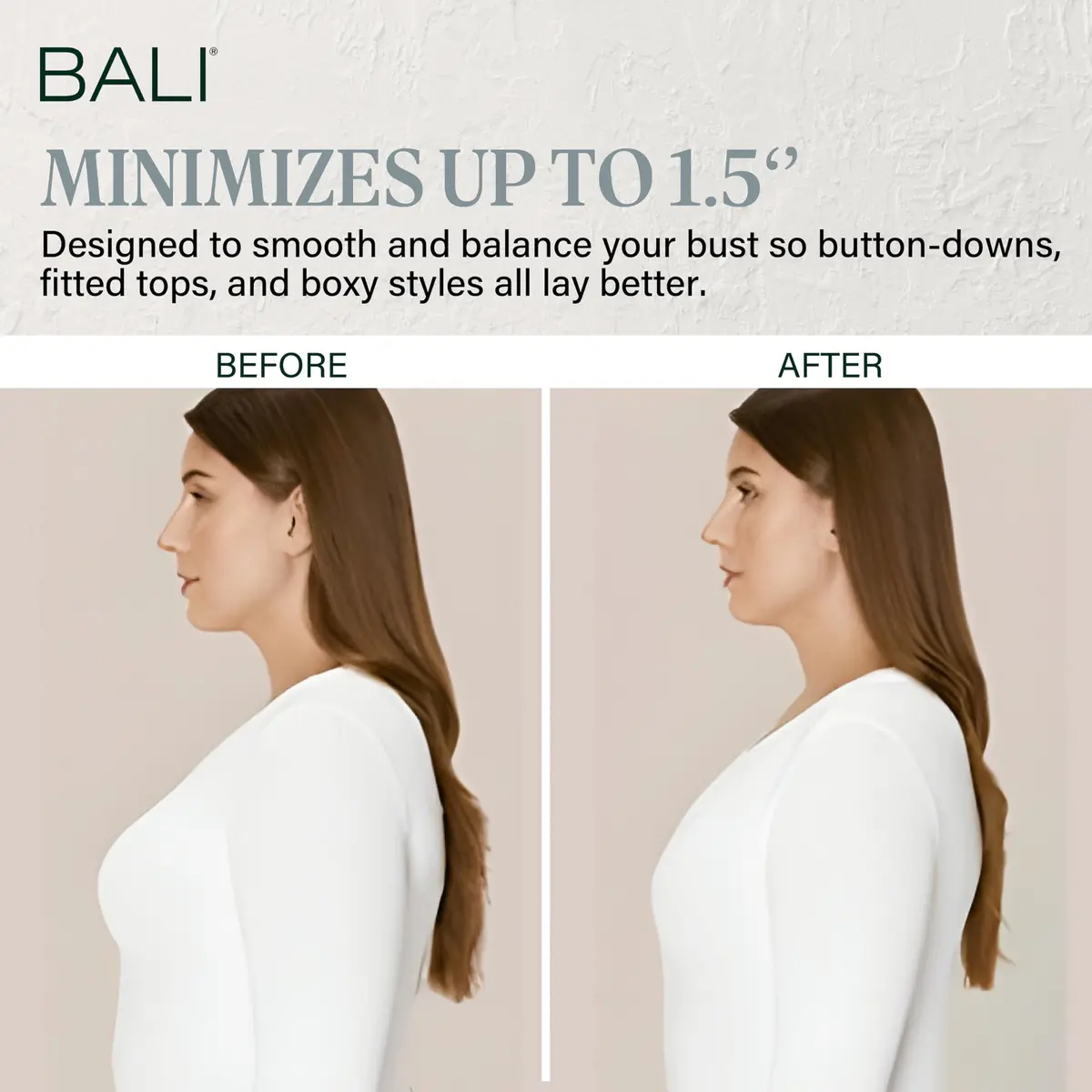 Bali Passion For Comfort Minimizer Underwire Bra 40DD | Supports & Shapes with Supportive Fit - view 4