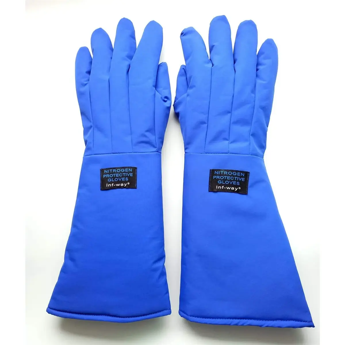 Inf-way Blue Elbow Length Cryogenic Gloves - 19" for Extreme Cold Protection - main product image