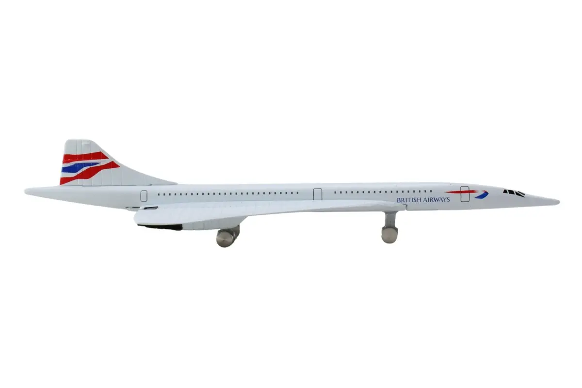 Daron British Airways Concorde Single Plane Toy , White Small | Die-Cast Model for Kids & Collectors - view 8