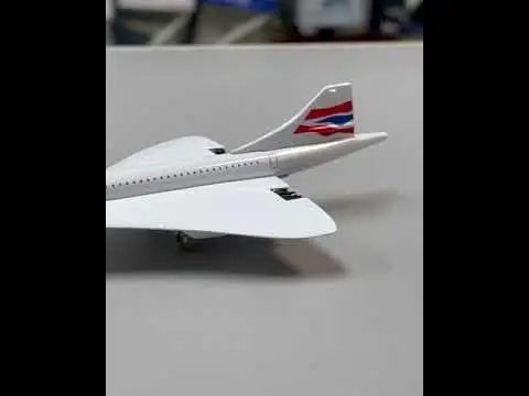 Daron British Airways Concorde Single Plane Toy , White Small | Die-Cast Model for Kids & Collectors - view 4