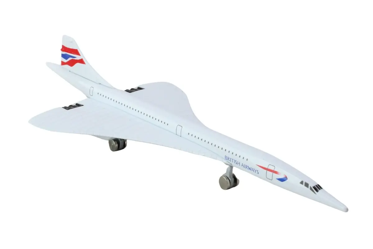 Daron British Airways Concorde Single Plane Toy , White Small | Die-Cast Model for Kids & Collectors - view 6