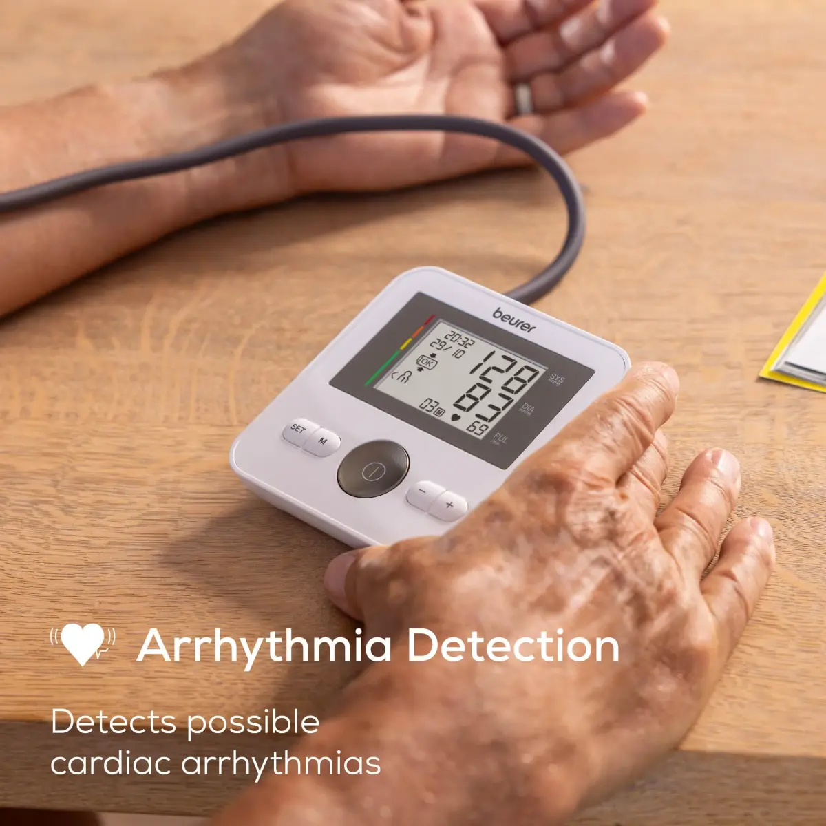 Beurer BM27 Blood Pressure Monitor with Universal Cuff 22-42cm (8.7-16.5") | 4 User Profiles, App Sync - view 4