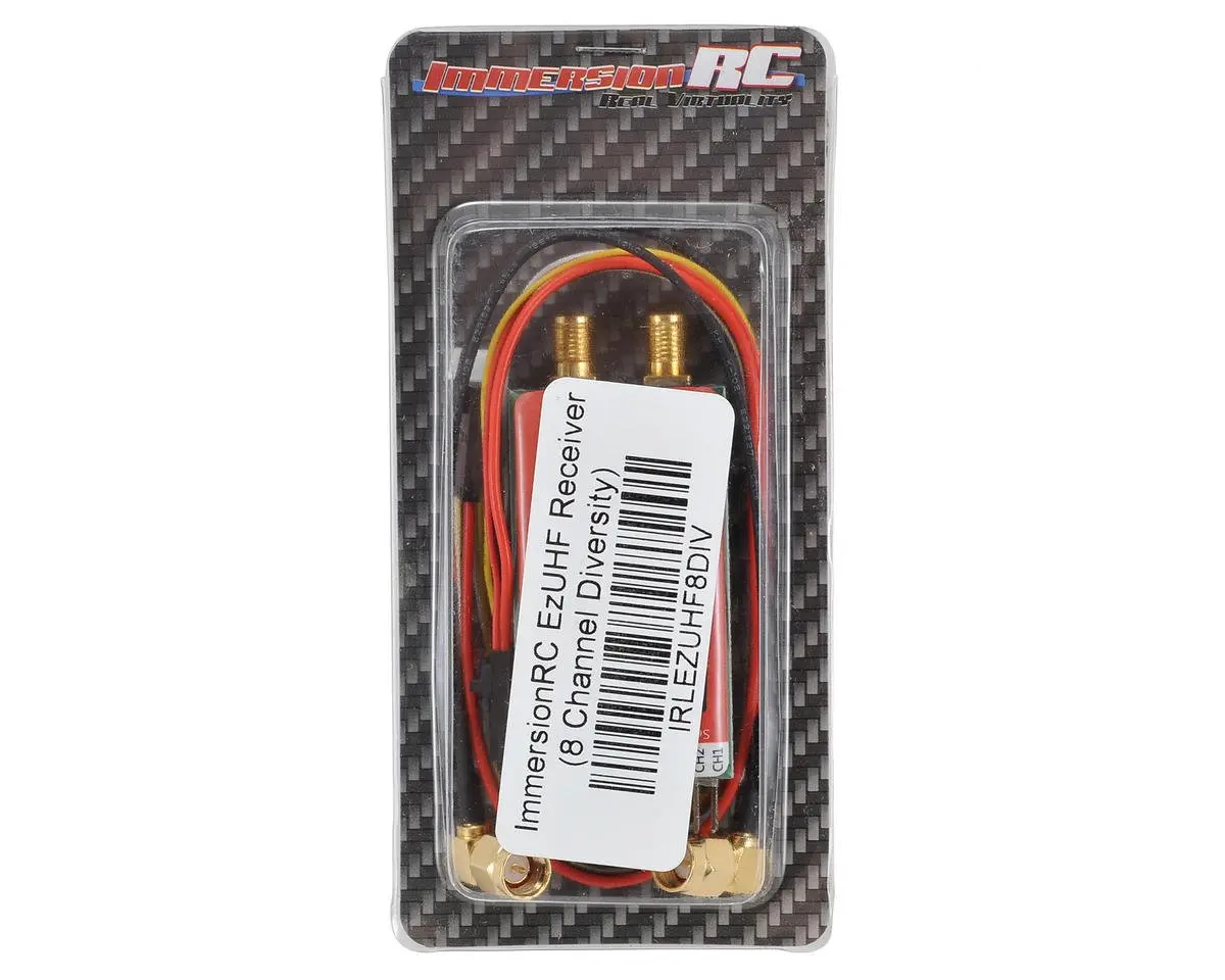 Snnisttek ImmersionRC EzUHF 8-channel Diversity Receiver | 433MHz/70cm Ham Band, FHSS Link, SMA Connectors - view 3