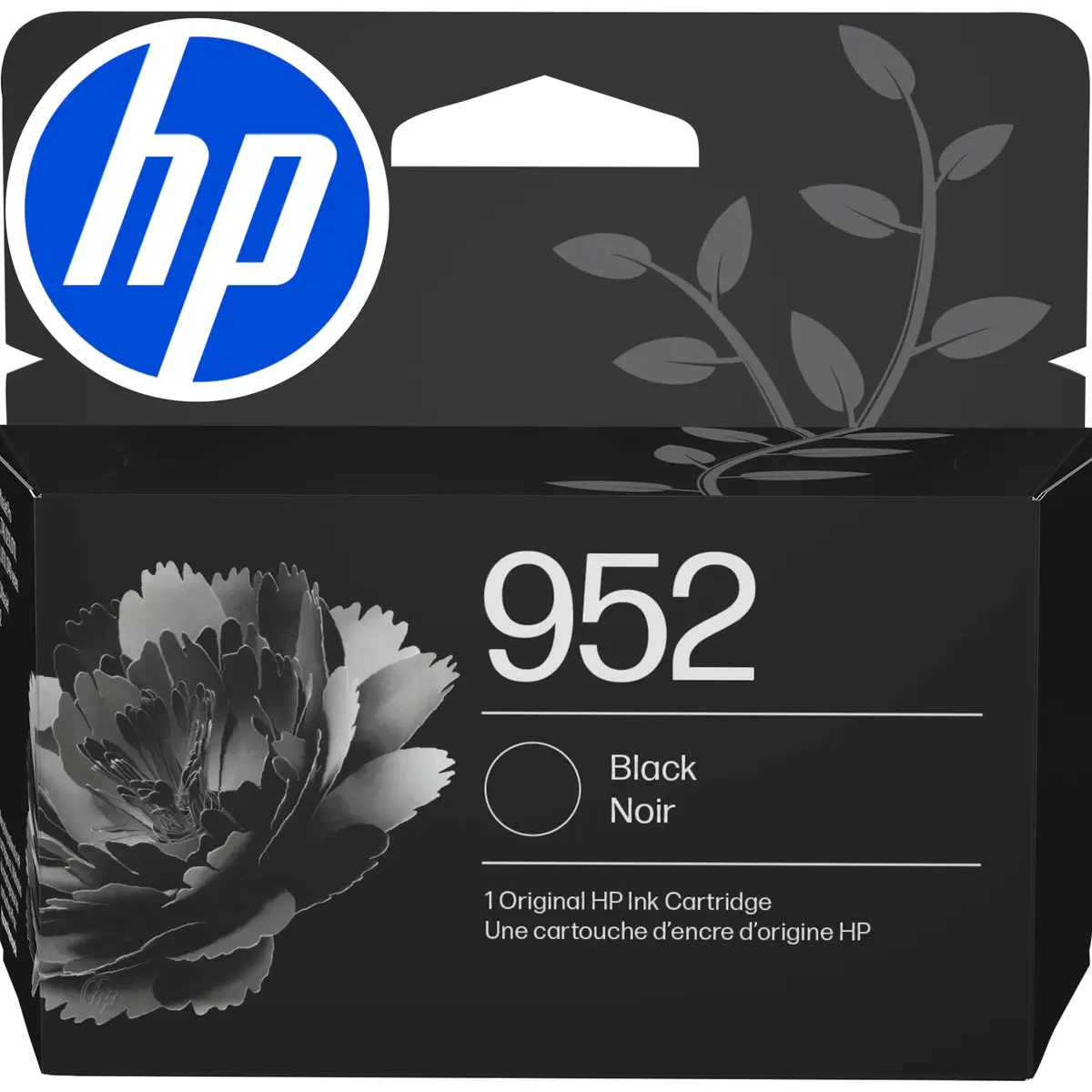 HP 952 Black Ink Cartridge (1 Pack) | Genuine Pigment Ink for OfficeJet Pro Printers | 900 Pages - main product image