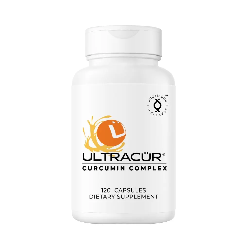 UltraCur Curcumin Complex Supplement - 600 mg Bioavailable Turmeric Capsules for Joint, Muscle & Brain Support, 120 Vegetarian Capsules - main product image