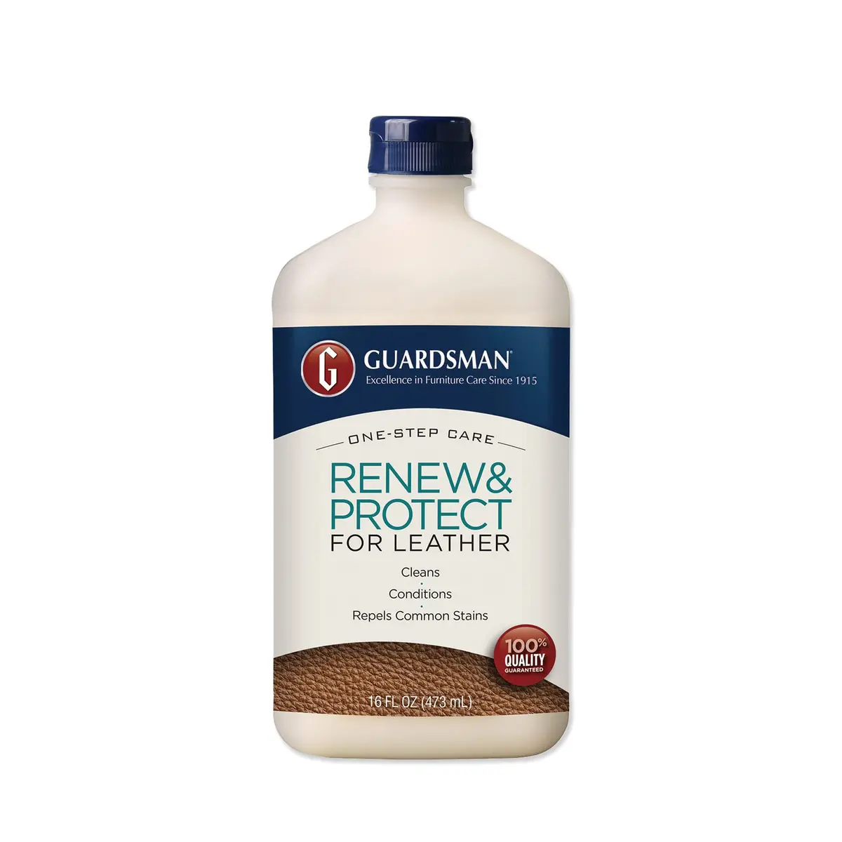 Guardsman Renew Leather Cleaner, Conditioner & Protector 16 Fl Oz | Rejuvenates & Protects Leather - main product image