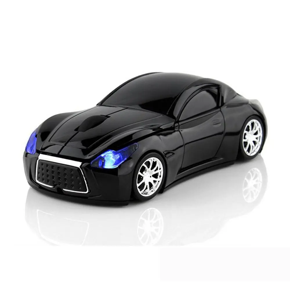 MGbeauty Wireless Car Mouse with USB Receiver, 1600 DPI Optical Sensor, 2.4GHz Wireless, Black | Gaming Mouse for Laptop Windows Mac - main product image