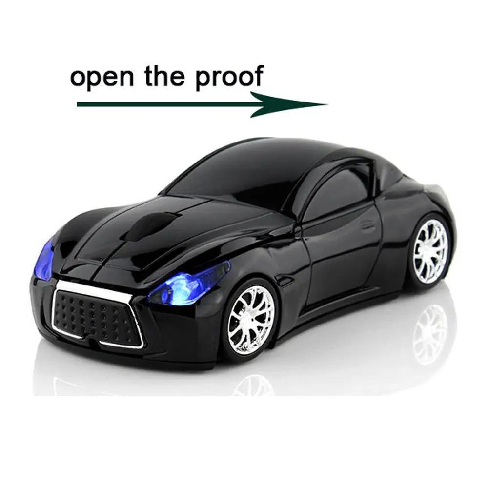 MGbeauty Sports Car Wireless Mouse | 1600 DPI Optical, 3 Buttons, LED Lights, 2.4GHz Wireless - view 4