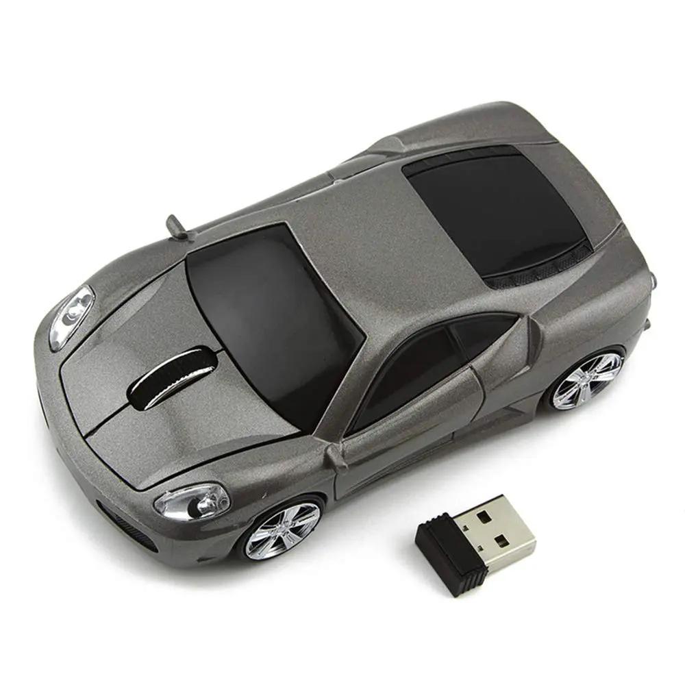 MGbeauty Wireless Mouse Sports Car Shape 120x60x35mm | 1600 DPI, Plug & Play, Compatible with Windows & Mac - view 3
