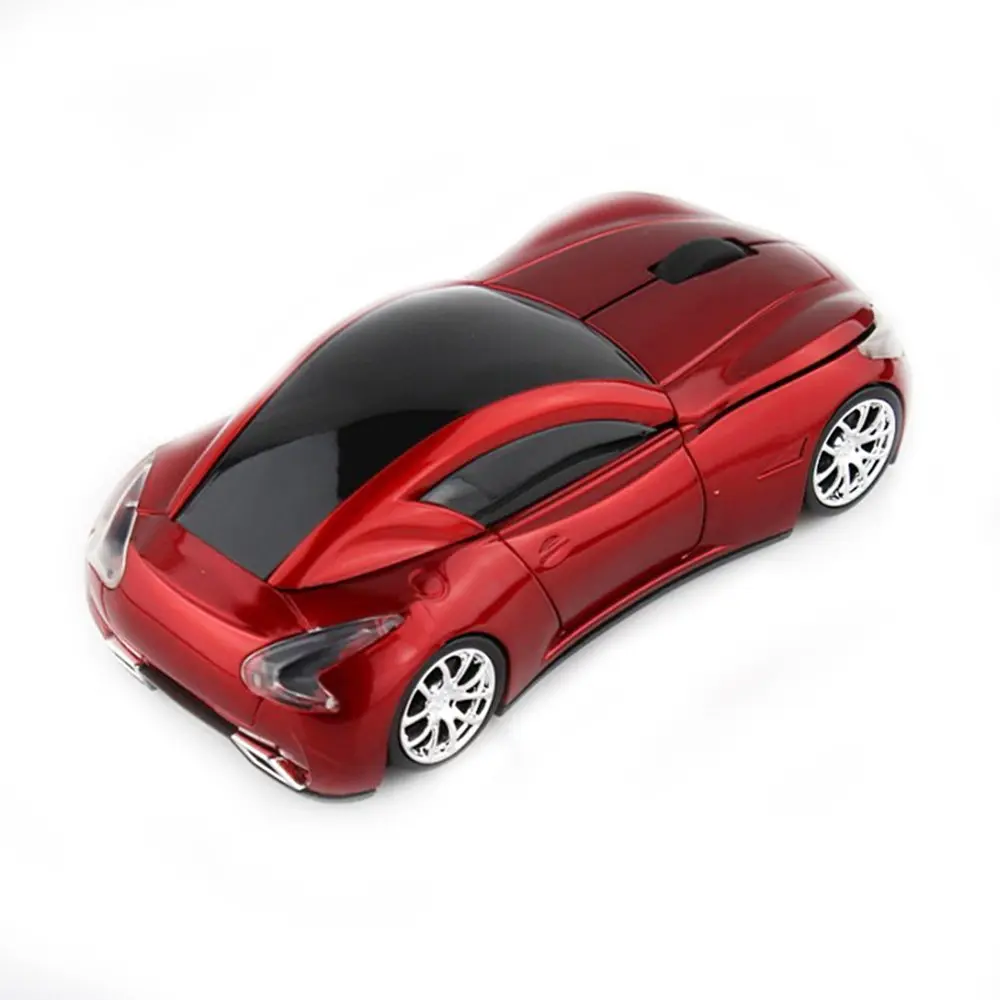 MGbeauty Sports Car Wireless Mouse | 1600 DPI Optical Sensor, 3 Buttons, Red - view 4