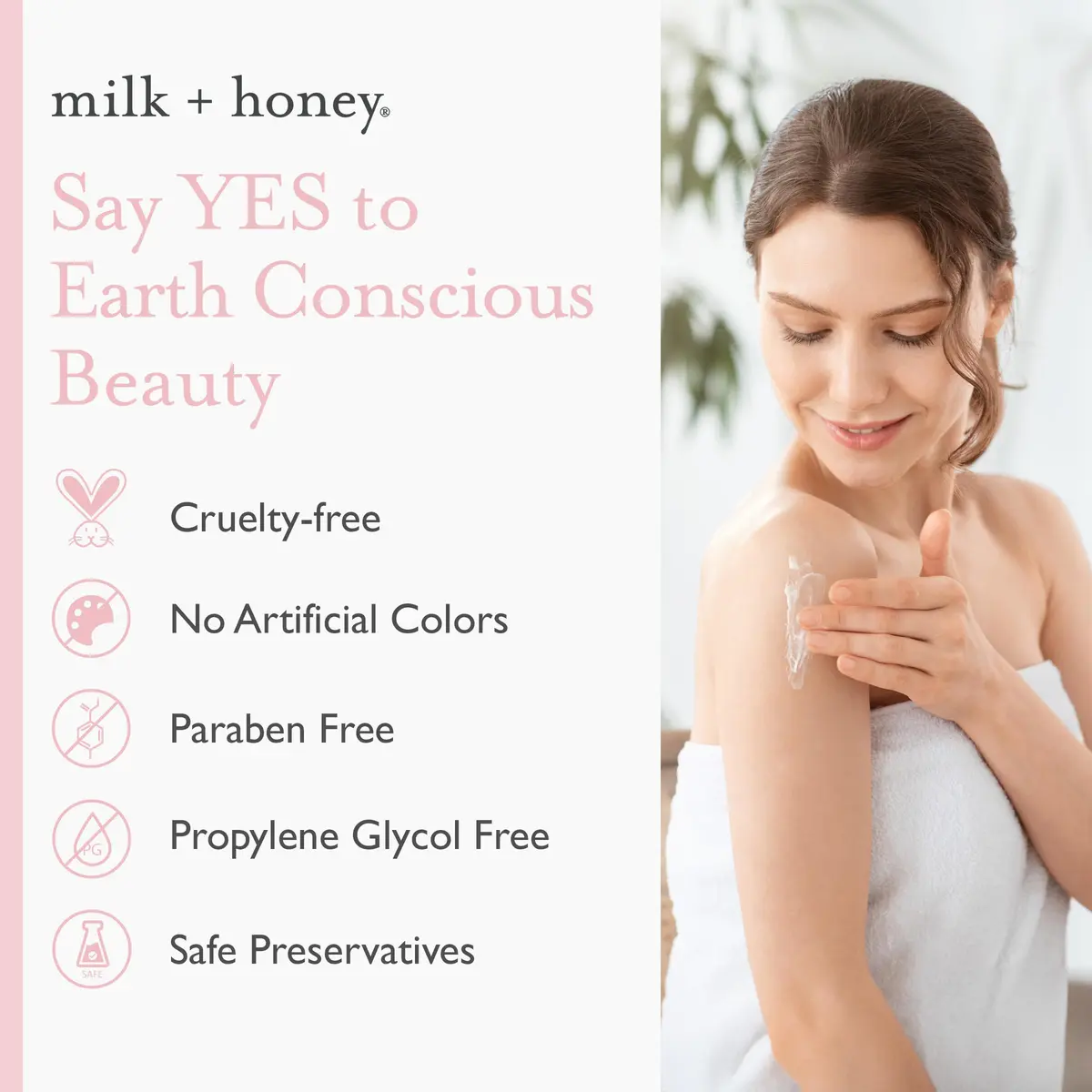 milk + honey Body Lotion No. 16, Pink Grapefruit Bergamot Cardamom, 8 oz | Ultra-Nourishing Moisturizer for All Skin Types - view 5