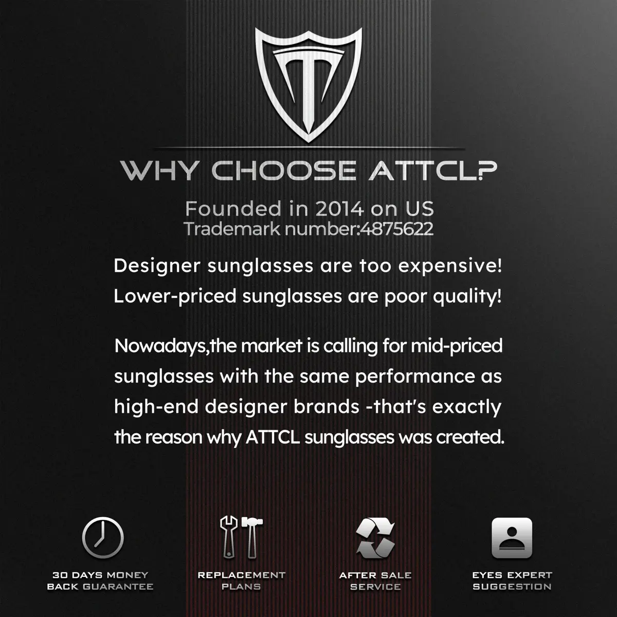 ATTCL Polarized Sunglasses Men Al-Mg Metal UV400 | Lightweight, Anti-Glare Vision Protection - view 9
