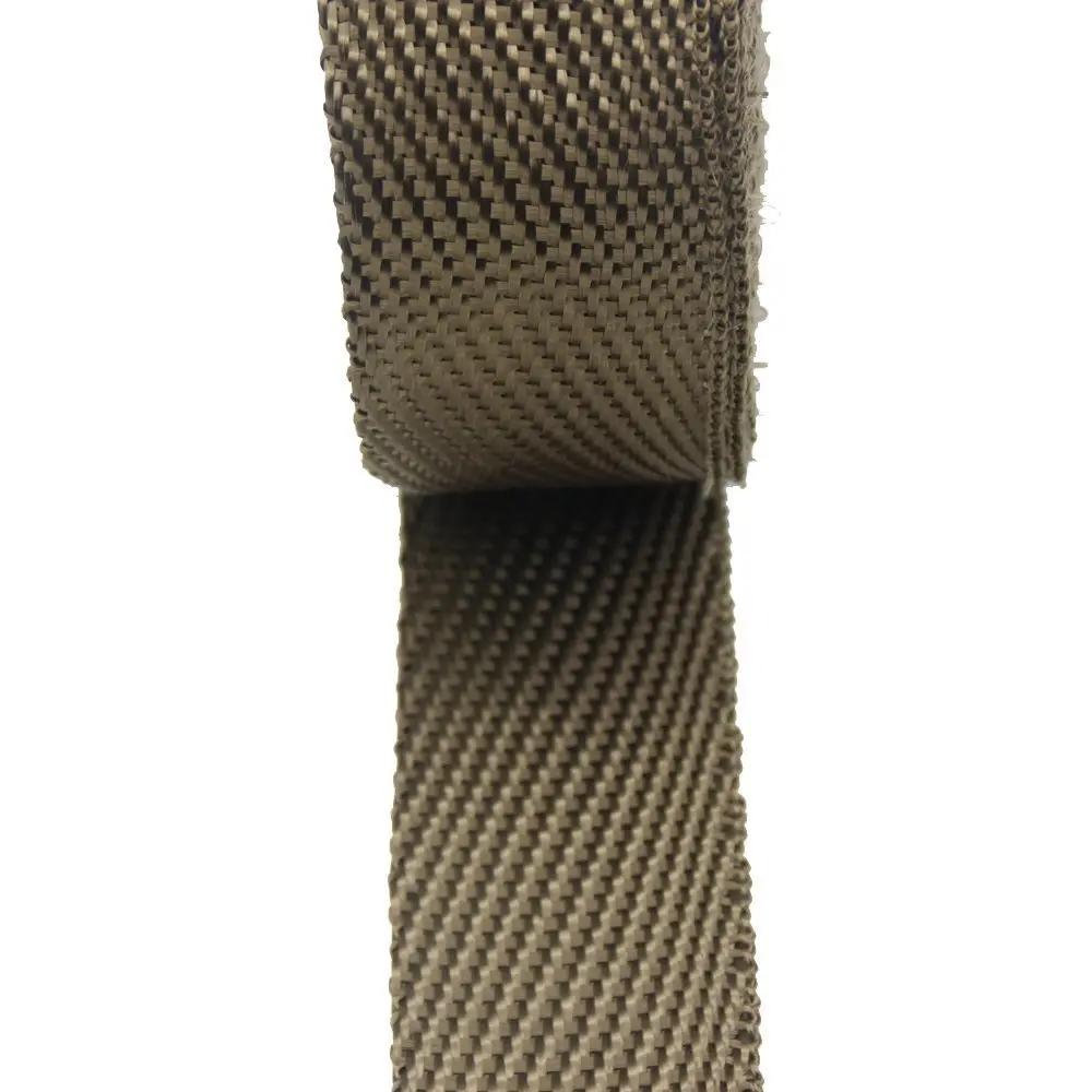 LEDAUT 2"x 50' Twill Weave Motorcycle ATV Titanium Exhaust Heat Shield Wrap with 11.8" Locking Ties (Pack of 15) | 1800°F Heat Resistance, 50% Heat Reduction - view 6