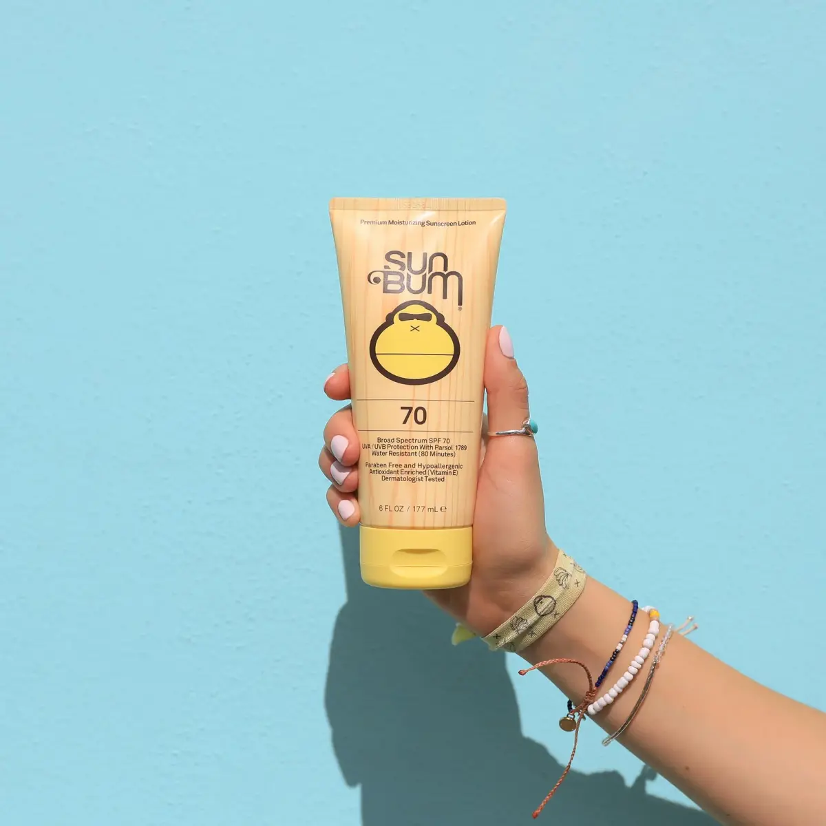 Sun Bum Original Moisturizing Sunscreen SPF 70 Lotion 177ml (6 Fl Oz) | Broad Spectrum UVA/UVB Protection - view 2