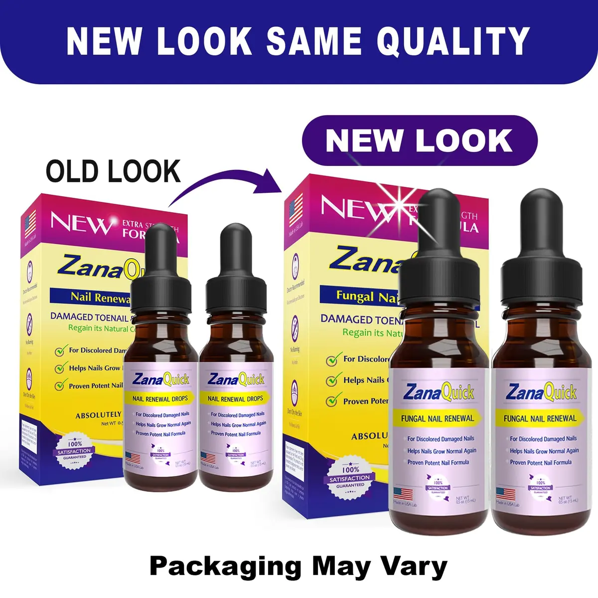 Zanaquick Extra Strength Toenail & Fingernail Repair Drops 0.5 Fl Oz (2 Pack) | Supports Healthy Nails - view 2