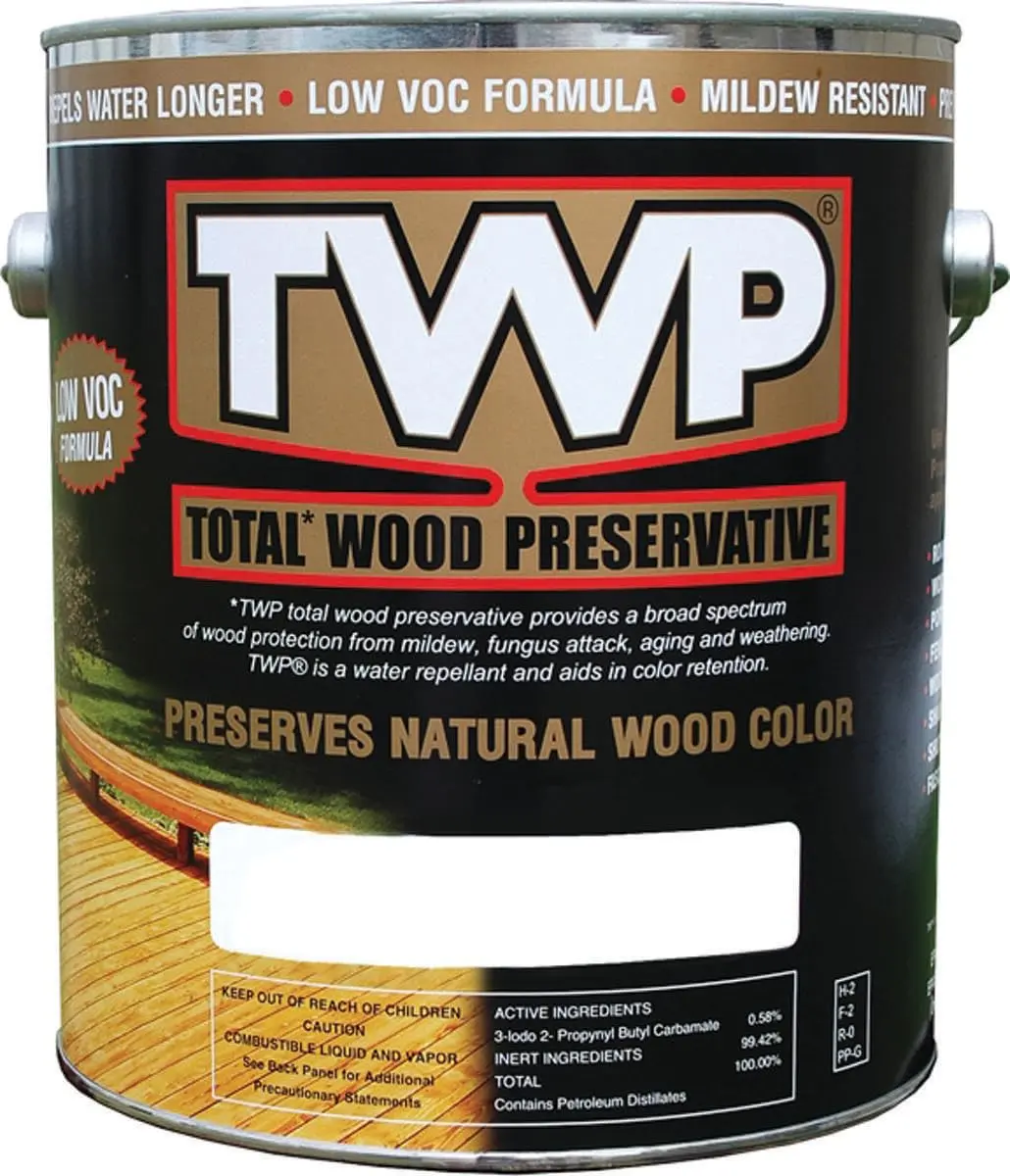 AMTECO DIVISION OF GEMINI INDUSTRIE TWP 1520 Pecan Low VOC Wood Preservation Stain 1 Gallon | Eco-Friendly, Water & UV Resistant - view 2