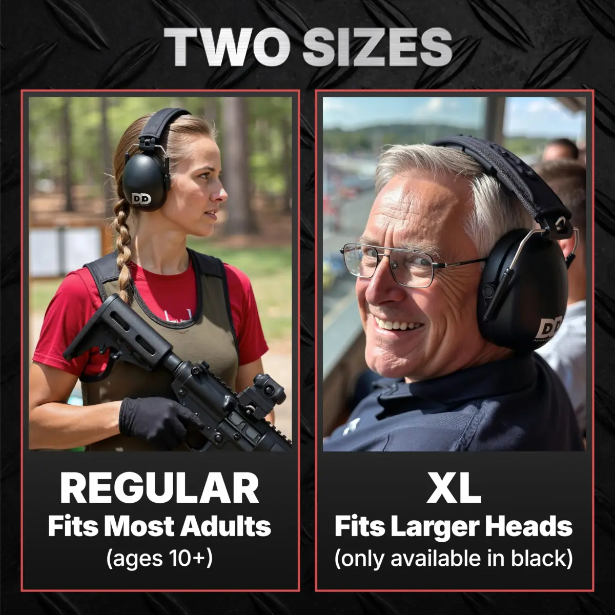 DECIBEL DEFENSE Professional Safety Ear Muffs 37dB NRR | Highest Rated & Most Comfortable Hearing Protection for Shooting & Industrial Use - view 3