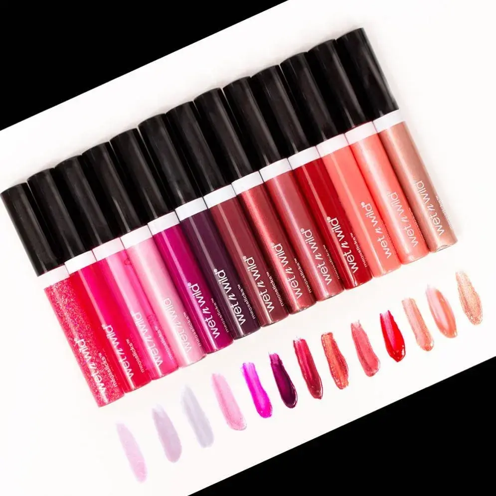 wet n wild MegaSlicks Lip Gloss Red Cherish | Ultra-Glossy, Vitamin-E Enriched, Vegan (16.26 ml / 0.55 Fl Oz) - view 6