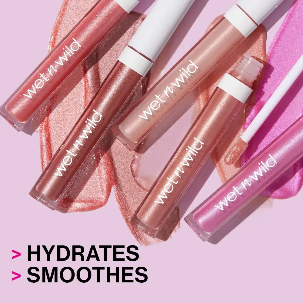 wet n wild MegaSlicks Lip Gloss, That's My Jam Shade, 5.39 g (0.19 Oz) | Vitamin E Enriched, Cruelty-Free & Vegan - view 5