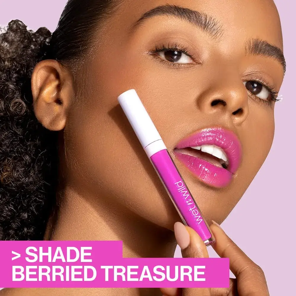 wet n wild MegaSlicks Lip Gloss, That's My Jam Shade, 5.39 g (0.19 Oz) | Vitamin E Enriched, Cruelty-Free & Vegan - view 2