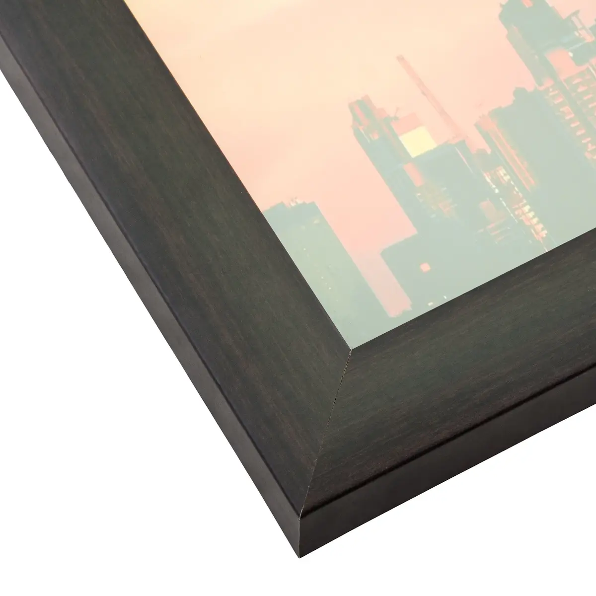 Craig Frames 5x7 Brazilian Walnut Picture Frame | Modern Wall Decor for Photos - view 4