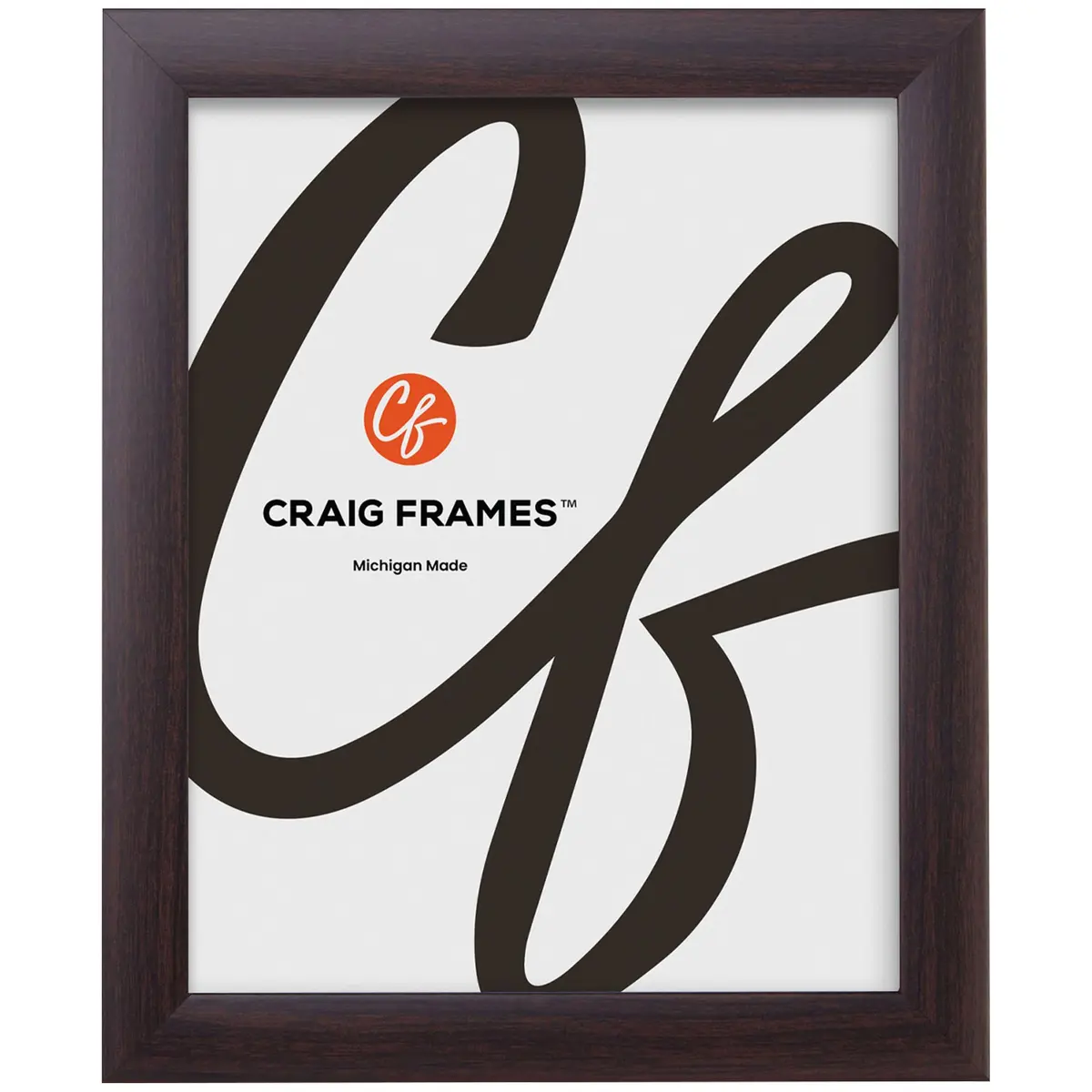 Craig Frames 12x16 Brazilian Walnut Picture Frame | Modern Wall Decor for Posters - main product image