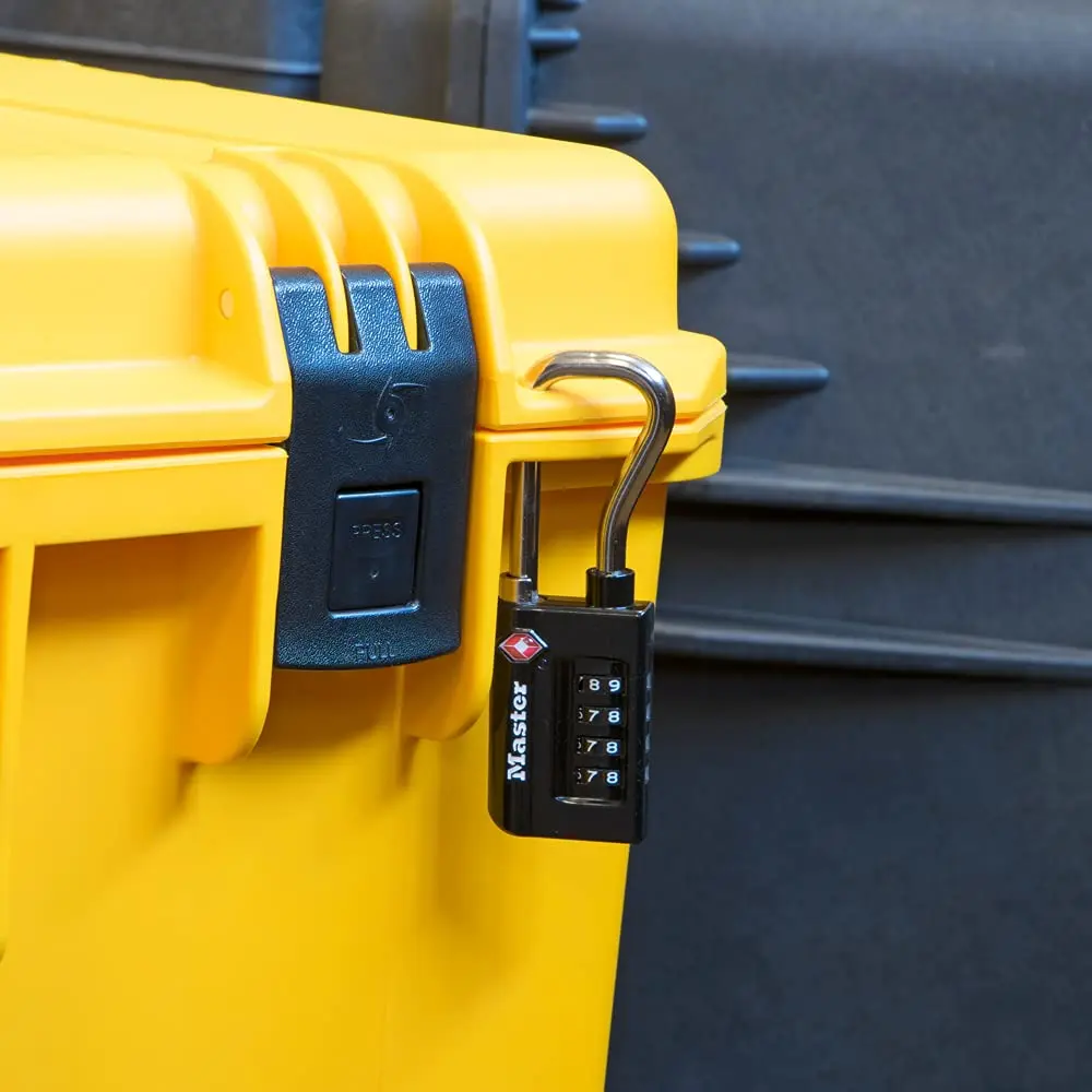 Master Lock TSA Approved Luggage Lock, 1-5/16 in. Wide, Black | Set Your Own Combination for Travel & Security - view 5