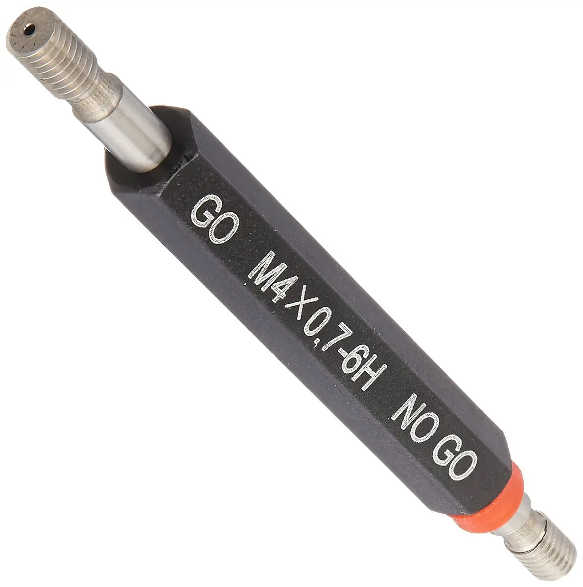 HHIP M4 x 0.7 H6 Thread Plug Gage (Go-Nogo) Set | Precision Measuring Tool - main product image