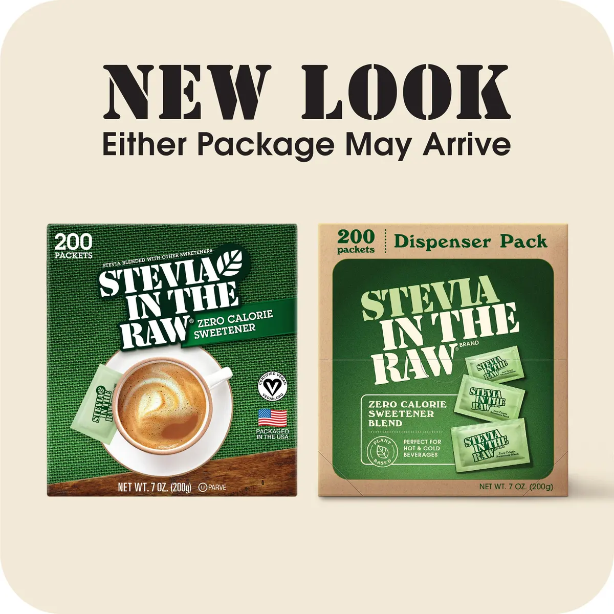 IN THE RAW Stevia Sweetener Packets 400 Count | Zero Calorie Plant-Based Sugar Substitute - view 5