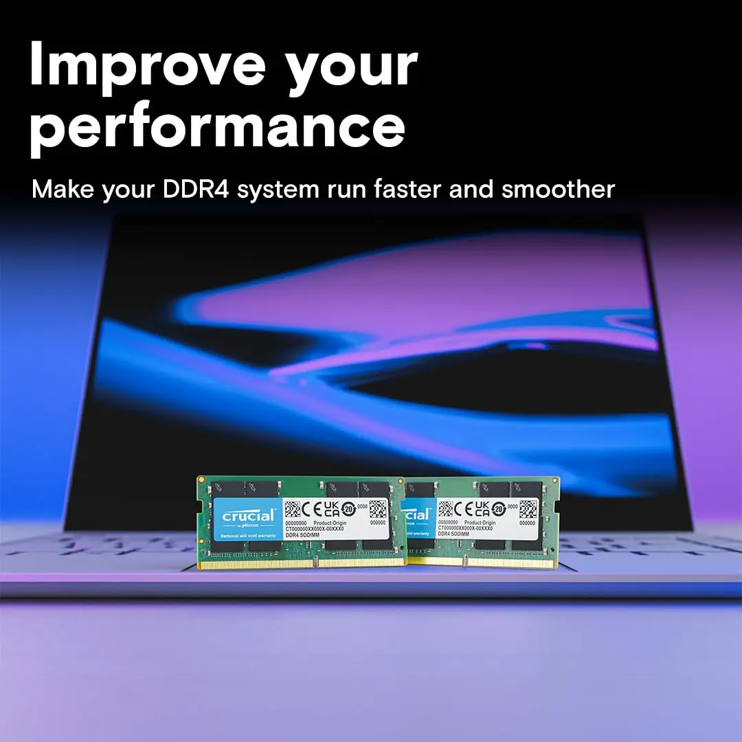 Crucial 16GB DDR4 RAM Kit (2x8GB) 2400MHz | Seamless Laptop Upgrade for 13th Gen Intel & AMD Ryzen - view 3