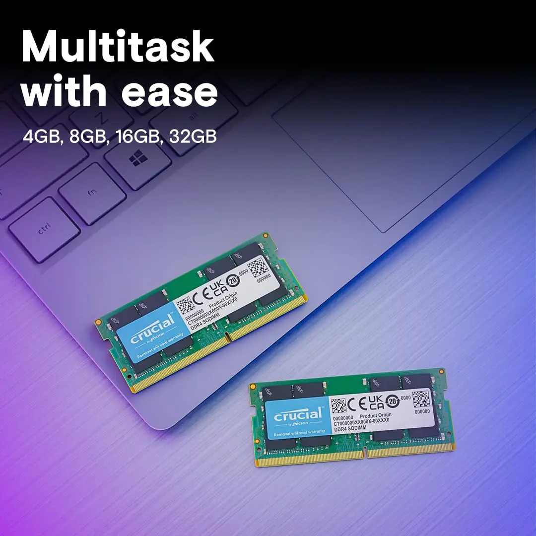Crucial 16GB DDR4 RAM Kit (2x8GB) 2400MHz | Seamless Laptop Upgrade for 13th Gen Intel & AMD Ryzen - view 4