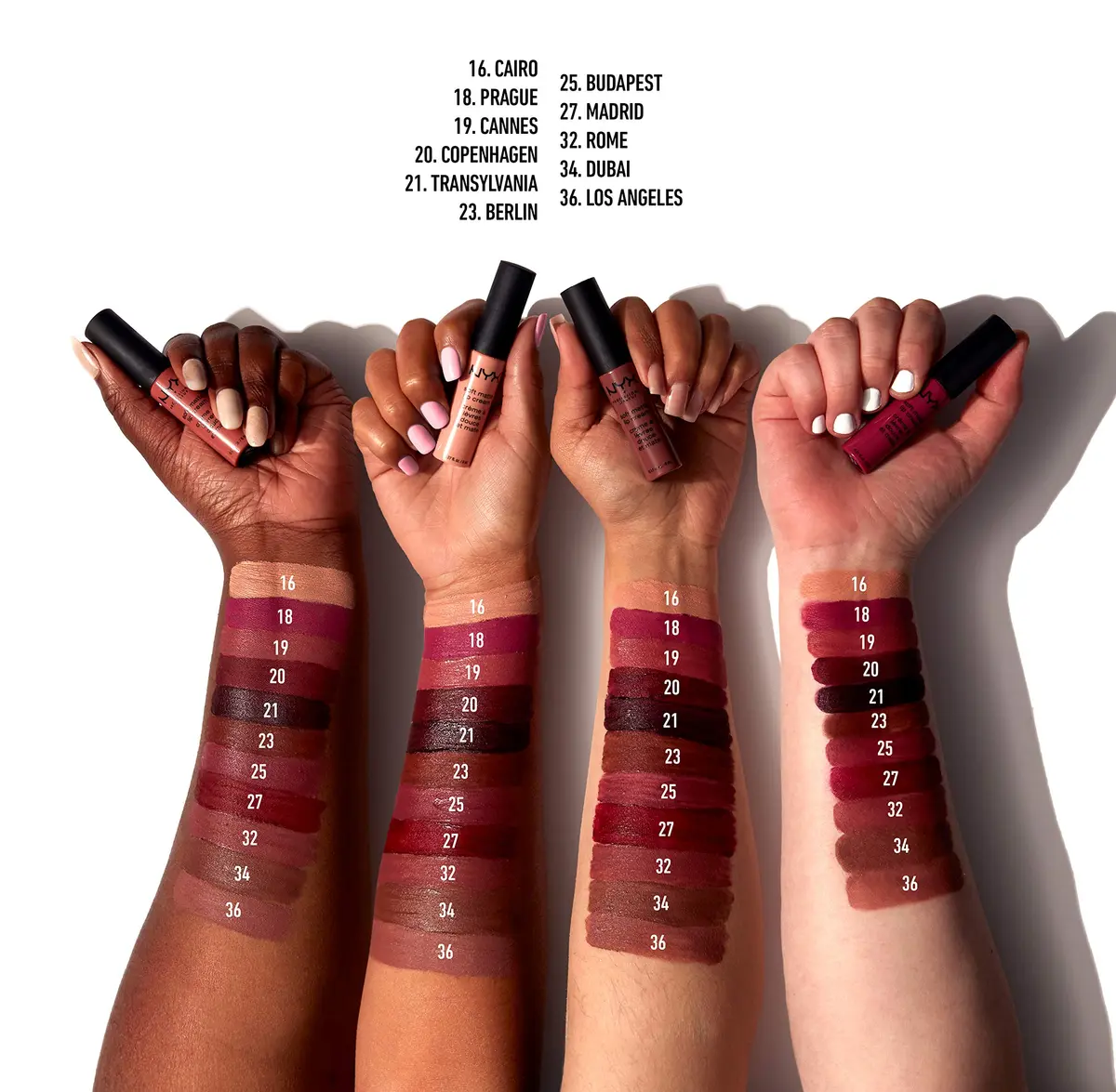 NYX PROFESSIONAL MAKEUP Soft Matte Lip Cream, Berlin (Medium Warm Brown) 7.7ml (0.27 Fl Oz) | PETA-Certified Cruelty-Free Matte Lipstick - view 5