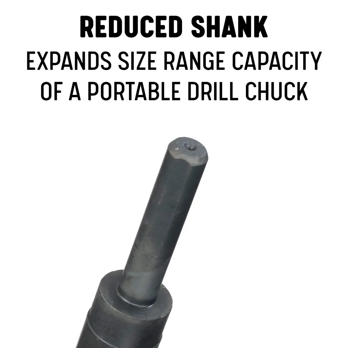 Drill America 53/64" Reduced Shank High Speed Steel Drill Bit | Precision Ground, Black Oxide Finish (70-120 chars) - view 6