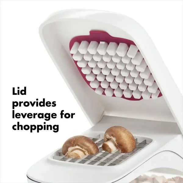 OXO Good Grips Vegetable and Onion Chopper with Easy Pour Opening, 1L (1.06 Qt) | Manual Kitchen Tool for Onions, Vegetables, and Fruits - view 3