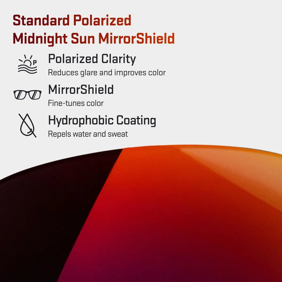 Revant Lenses for Oakley Fast Jacket 70.75mm | Polarized Impact & UV Protection - view 2