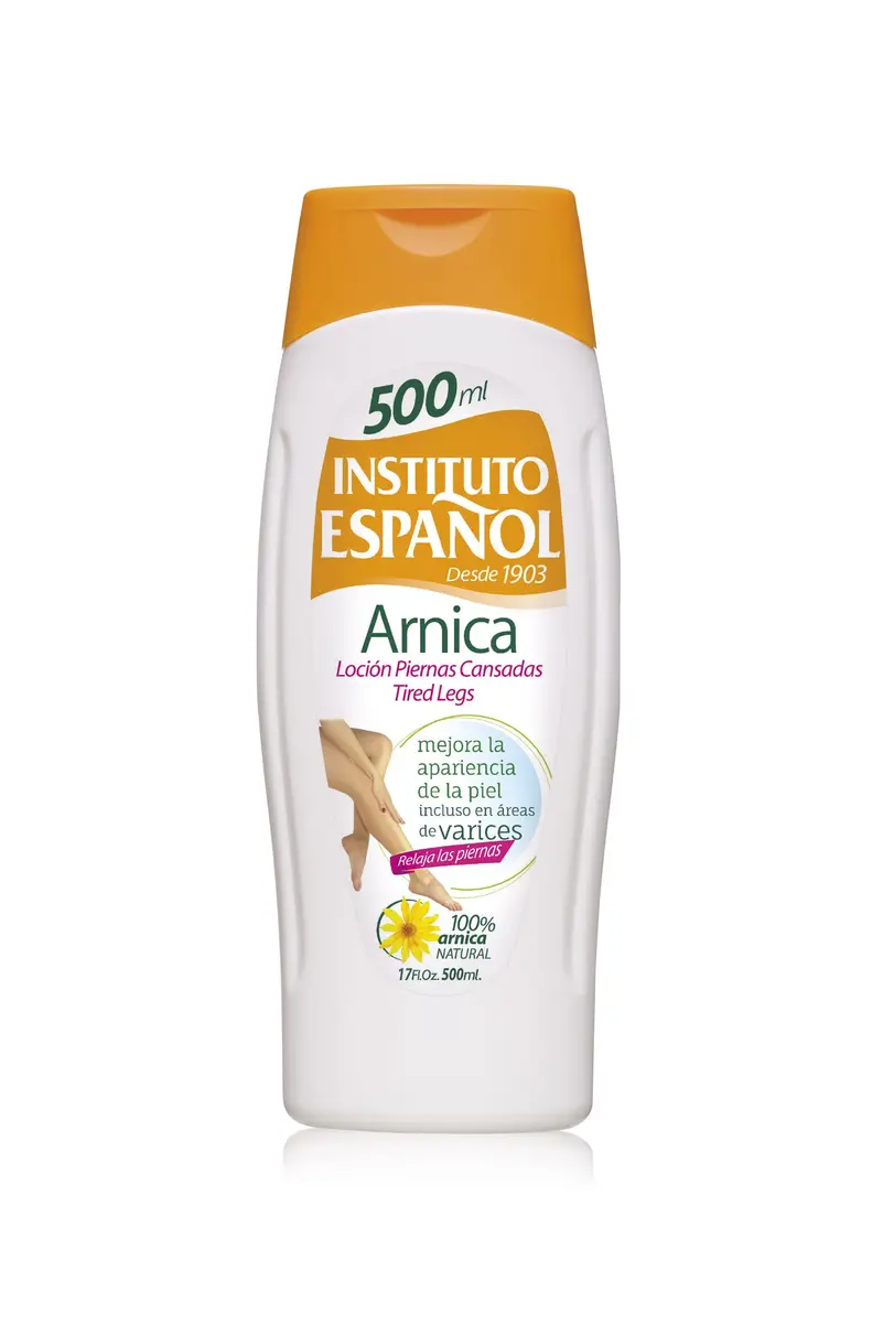 Instituto Español Arnica Lotion for Tired Legs 500 ml (16.91 Fl Oz) | Soothes & Refreshes - main product image